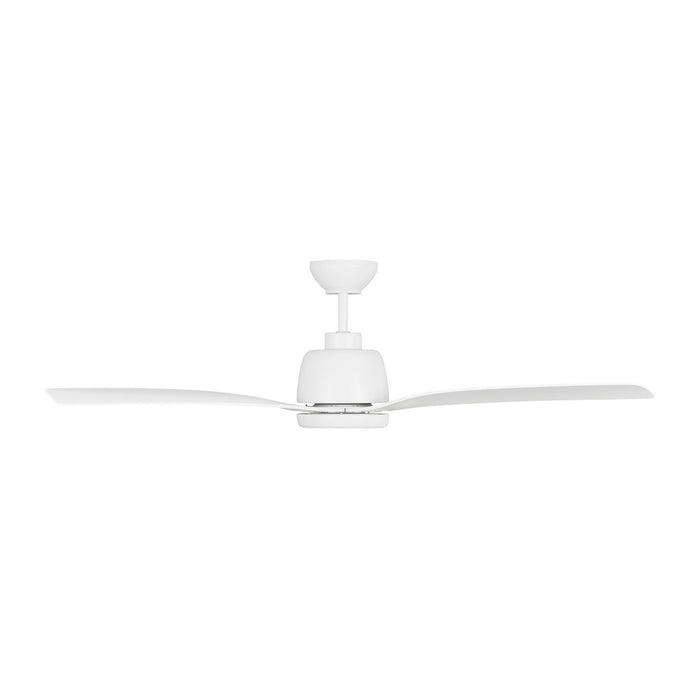 Visual Comfort Fan 3AVLCR54RZWD 54" Ceiling Fan, Matte White
