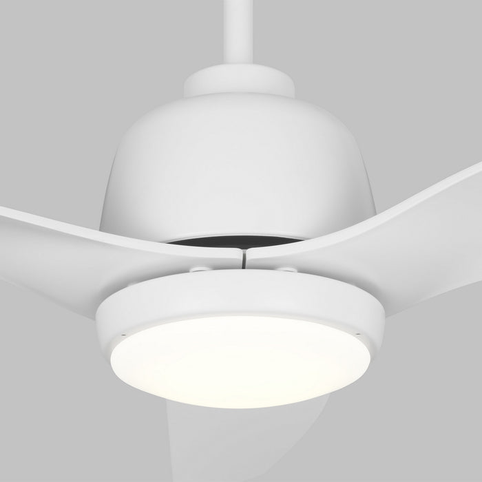 Visual Comfort Fan 3AVLCR54RZWD 54" Ceiling Fan, Matte White