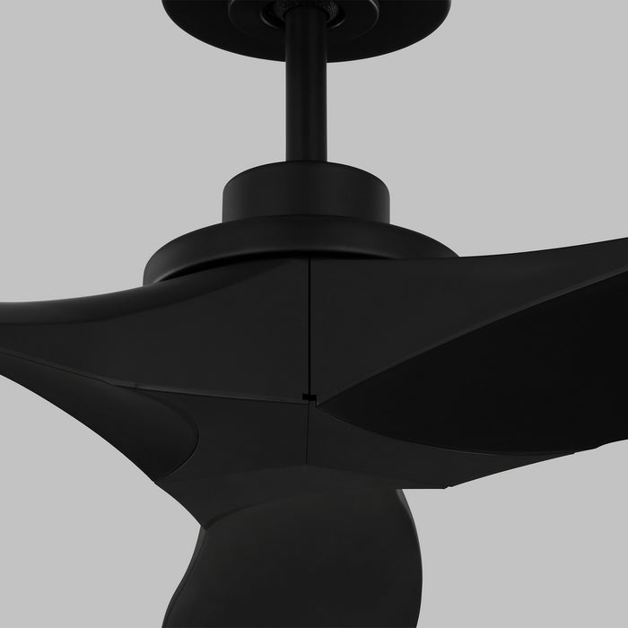 Visual Comfort Fan 3CLNCSM60MBK 60" Ceiling Fan, Midnight Black