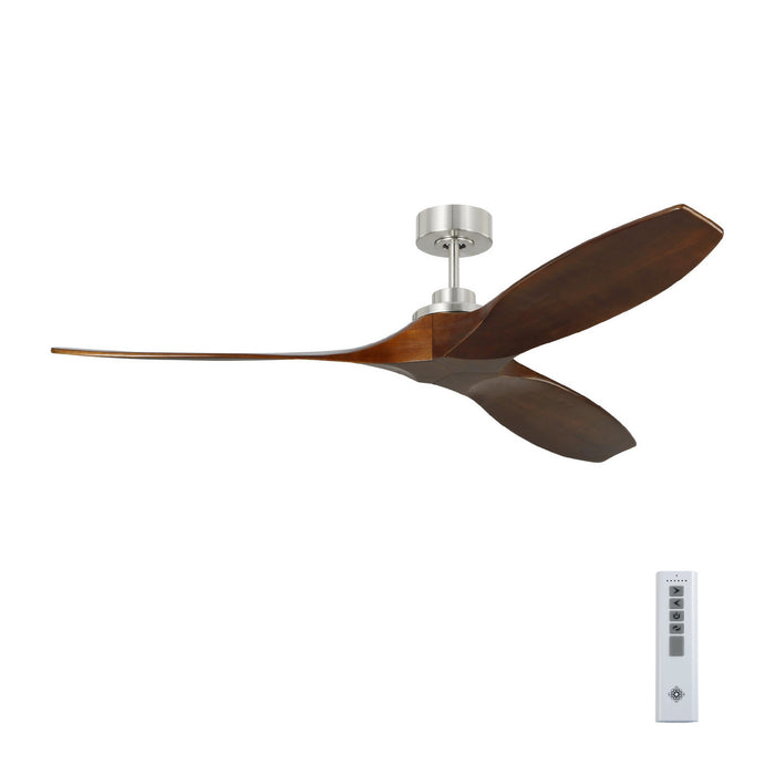 Visual Comfort Fan 3CLNSM60BS 60" Ceiling Fan, Brushed Steel