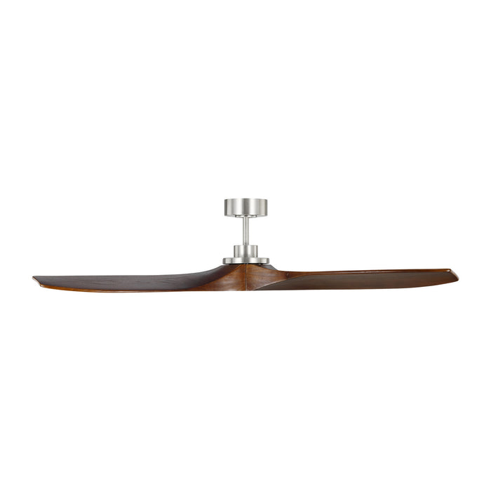 Visual Comfort Fan 3CLNSM60BS 60" Ceiling Fan, Brushed Steel