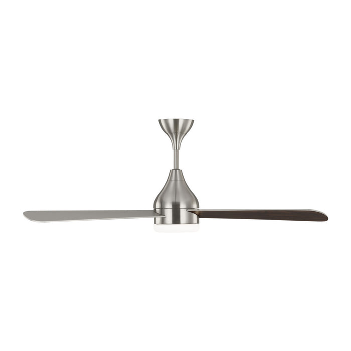 Visual Comfort Fan 3STMSM52BSD 52" Ceiling Fan, Brushed Steel