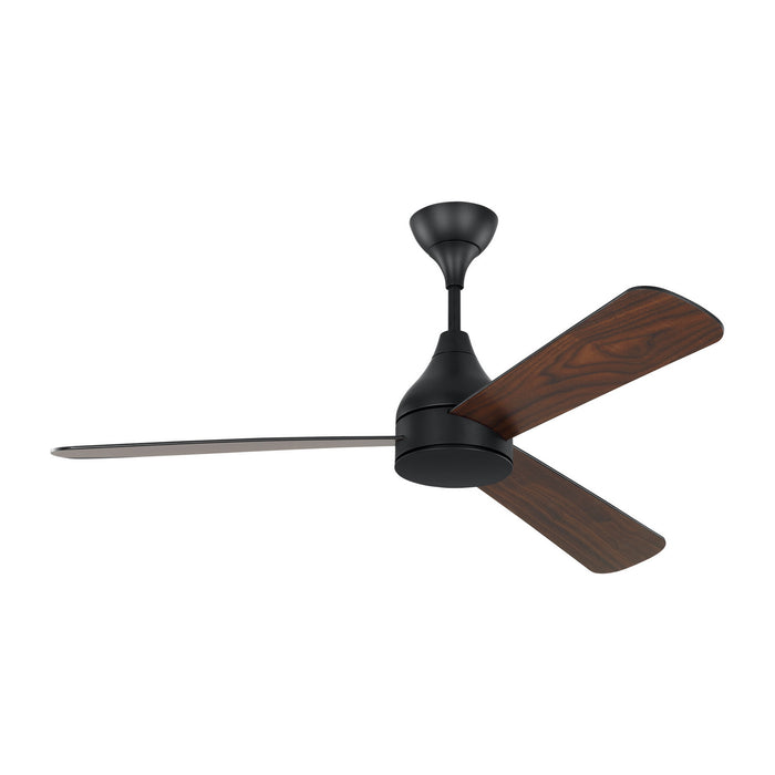 Visual Comfort Fan 3STMSM52MBKD 52" Ceiling Fan, Midnight Black