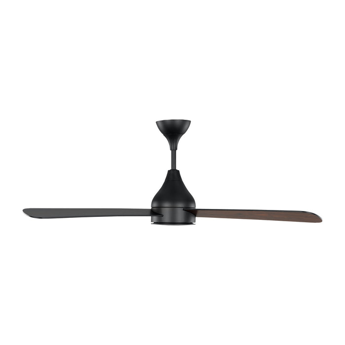 Visual Comfort Fan 3STMSM52MBKD 52" Ceiling Fan, Midnight Black