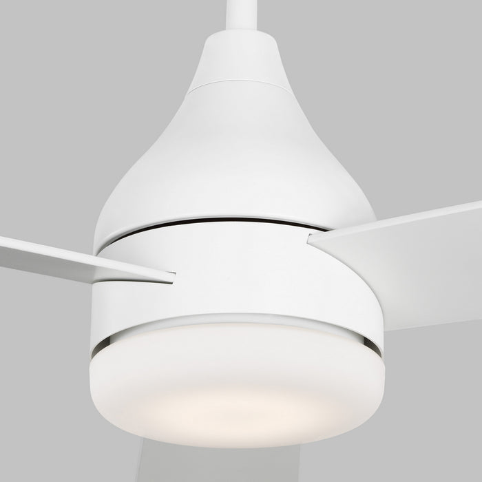 Visual Comfort Fan 3STMSM52RZWD 52" Ceiling Fan, Matte White