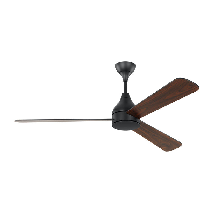 Visual Comfort Fan 3STMSM60MBKD 60" Ceiling Fan, Midnight Black