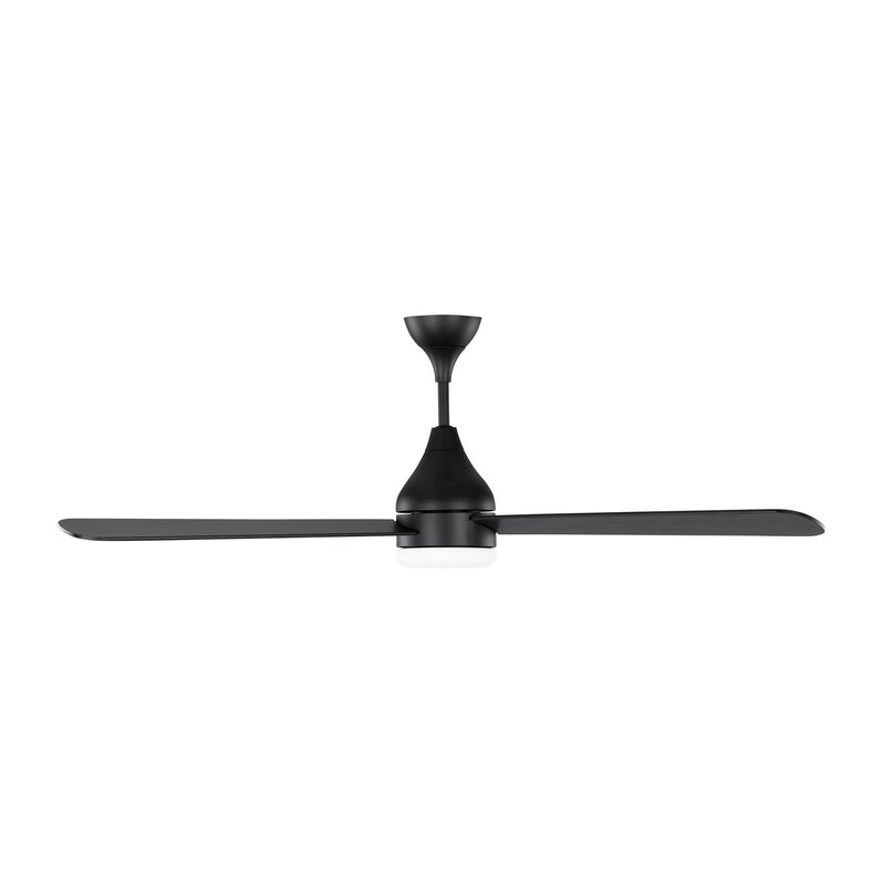 Visual Comfort Fan 3STMSM60MBKD 60" Ceiling Fan, Midnight Black