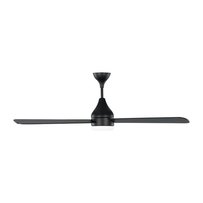 Visual Comfort Fan 3STMSM60MBKD 60" Ceiling Fan, Midnight Black