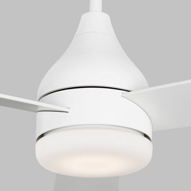 Visual Comfort Fan 3STMSM60RZWD 60" Ceiling Fan, Matte White