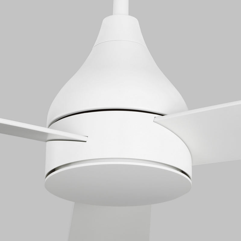 Visual Comfort Fan 3STMSM60RZWD 60" Ceiling Fan, Matte White