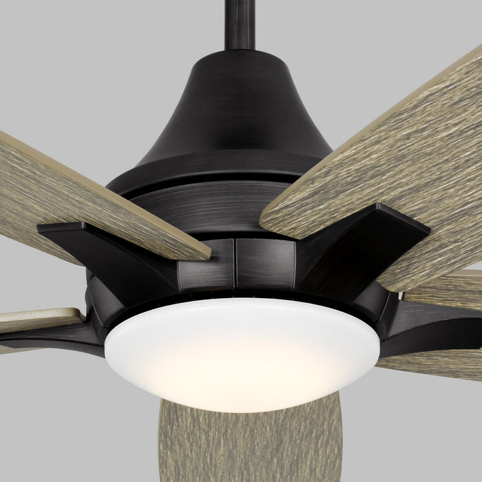 Generation Lighting 5LWDR52AGPD 52" Ceiling Fan, Aged Pewter