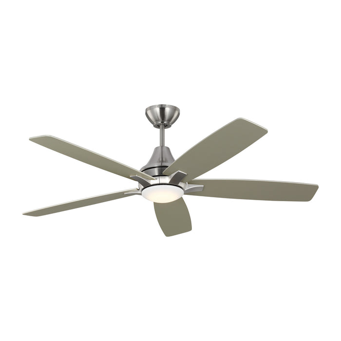 Generation Lighting 5LWDR52BSD 52" Ceiling Fan, Brushed Steel