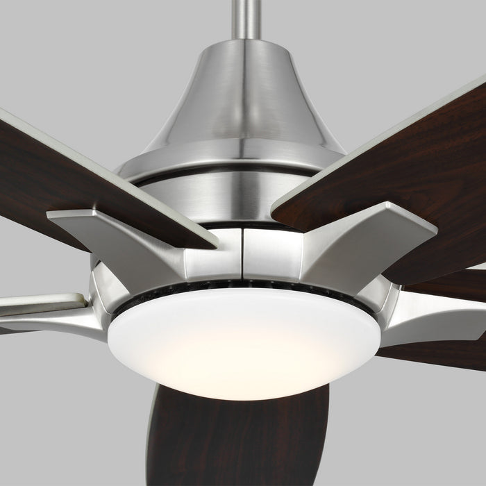 Generation Lighting 5LWDR52BSD 52" Ceiling Fan, Brushed Steel