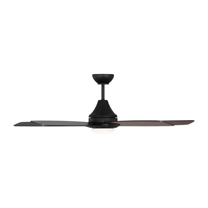 Generation Lighting 5LWDR52MBKD 52" Ceiling Fan, Midnight Black