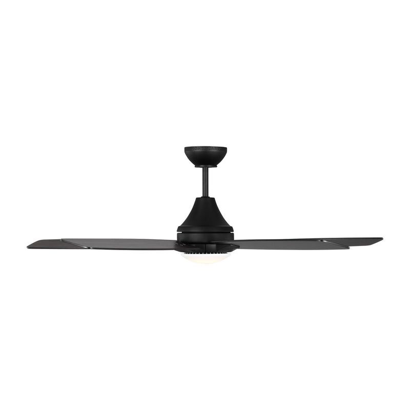 Generation Lighting 5LWDR52MBKD 52" Ceiling Fan, Midnight Black