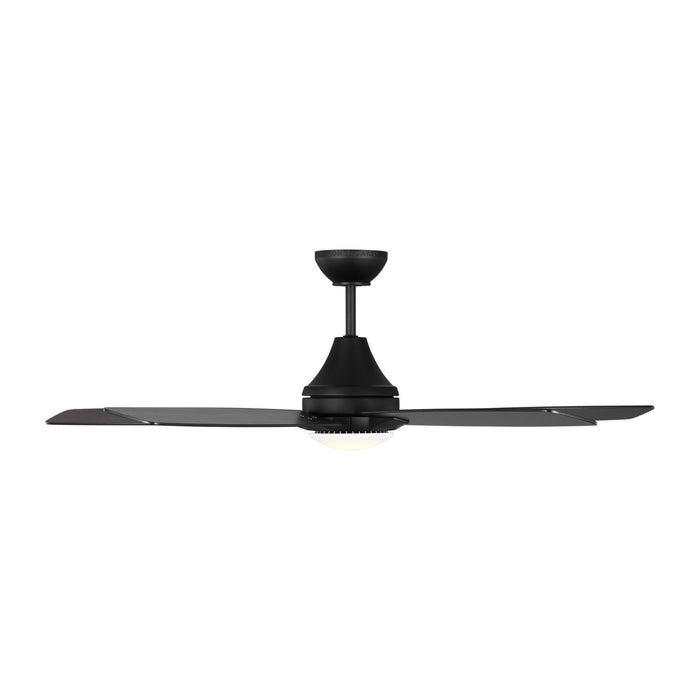 Generation Lighting 5LWDR52MBKD 52" Ceiling Fan, Midnight Black