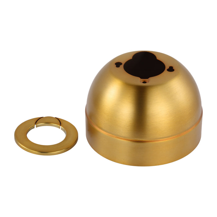 Visual Comfort Fan MC93BBS Slope Ceiling Canopy Kit, Burnished Brass