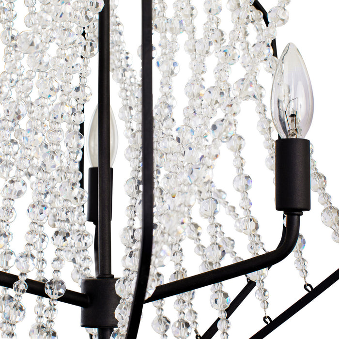 Varaluz 321P03CB Three Light Pendant, Carbon