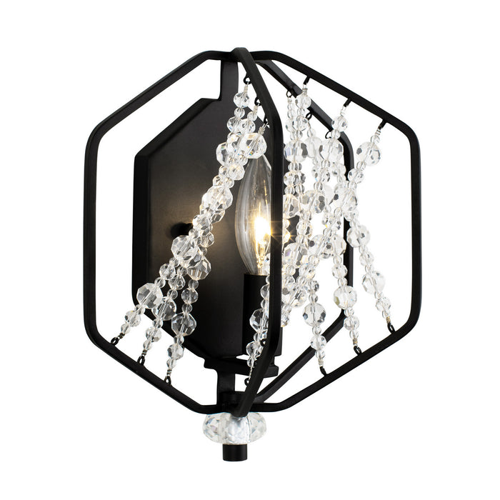 Varaluz 321W01CB One Light Wall Sconce, Carbon
