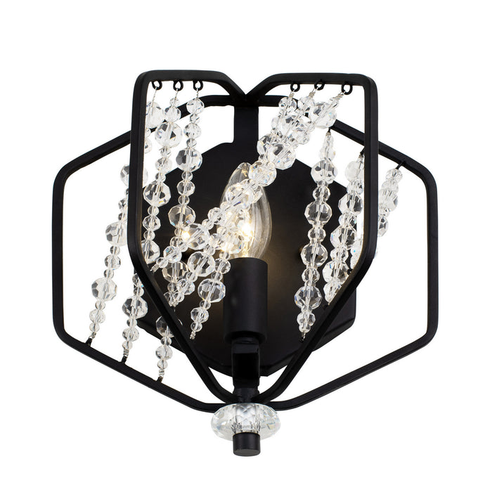Varaluz 321W01CB One Light Wall Sconce, Carbon