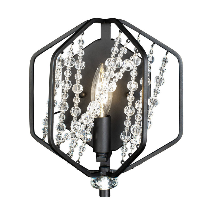 Varaluz 321W01CB One Light Wall Sconce, Carbon