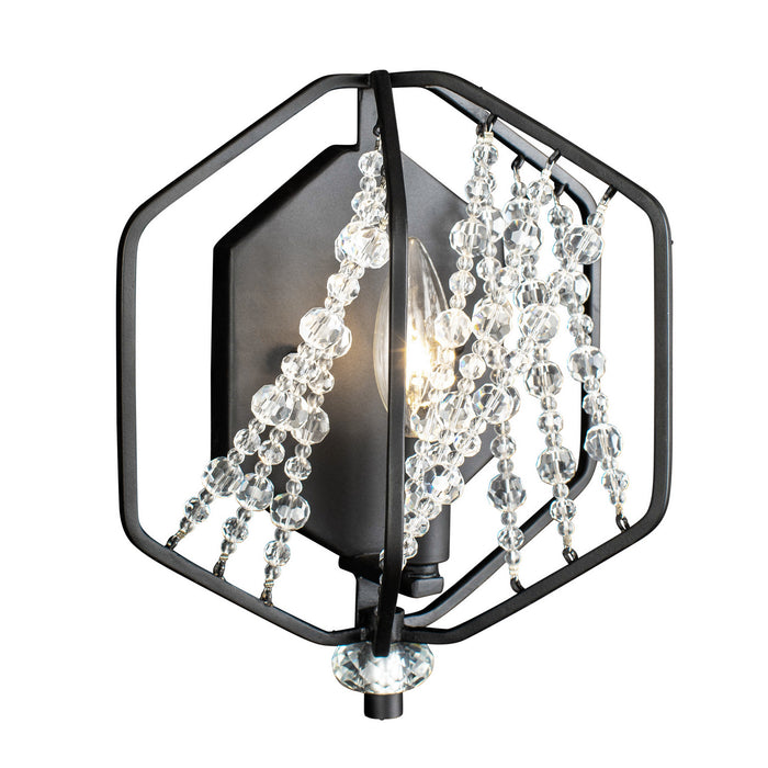 Varaluz 321W01CB One Light Wall Sconce, Carbon