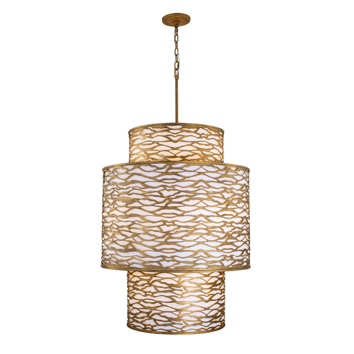 Varaluz 348F16HG 16 Light Foyer Pendant, Havana Gold