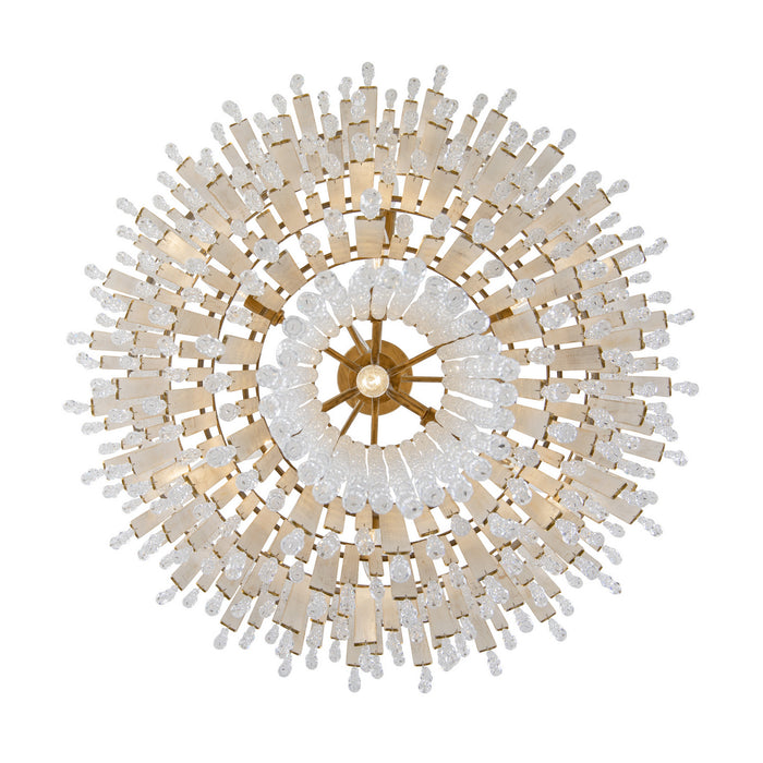 Varaluz 359C13HG 13 Light Chandelier, Havana Gold