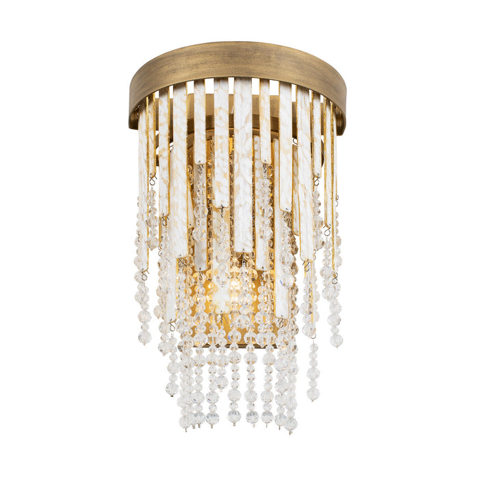 Varaluz 359W02HG Two Light Wall Sconce, Havana Gold