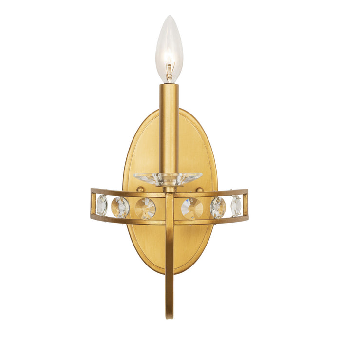 Varaluz 363W01AG One Light Wall Sconce, Antique Gold