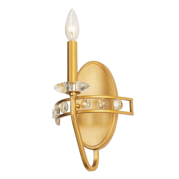 Varaluz 363W01AG One Light Wall Sconce, Antique Gold