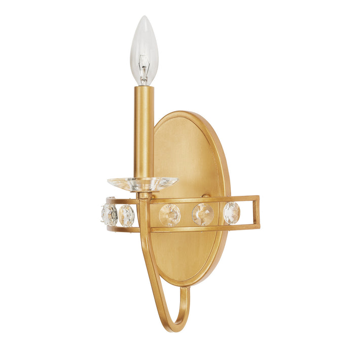 Varaluz 363W01AG One Light Wall Sconce, Antique Gold