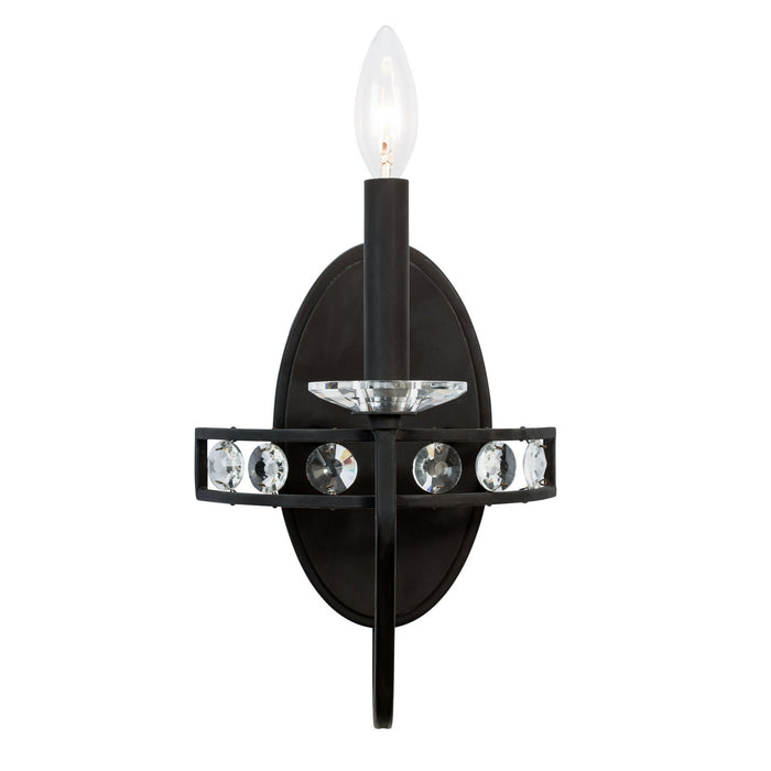 Varaluz 363W01CB One Light Wall Sconce, Carbon