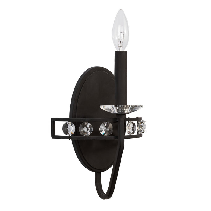 Varaluz 363W01CB One Light Wall Sconce, Carbon