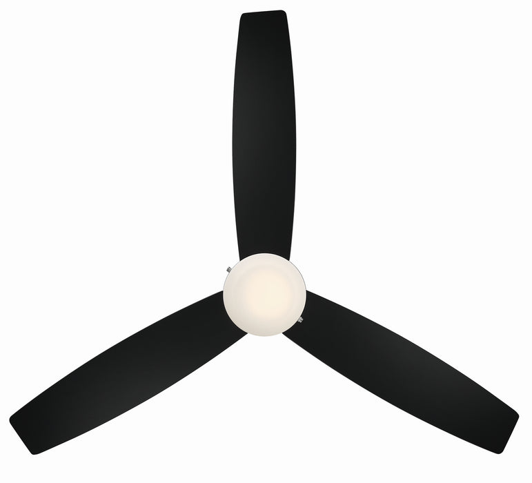 W.A.C. Lighting F-072L-MB Ceiling Fan, Matte Black