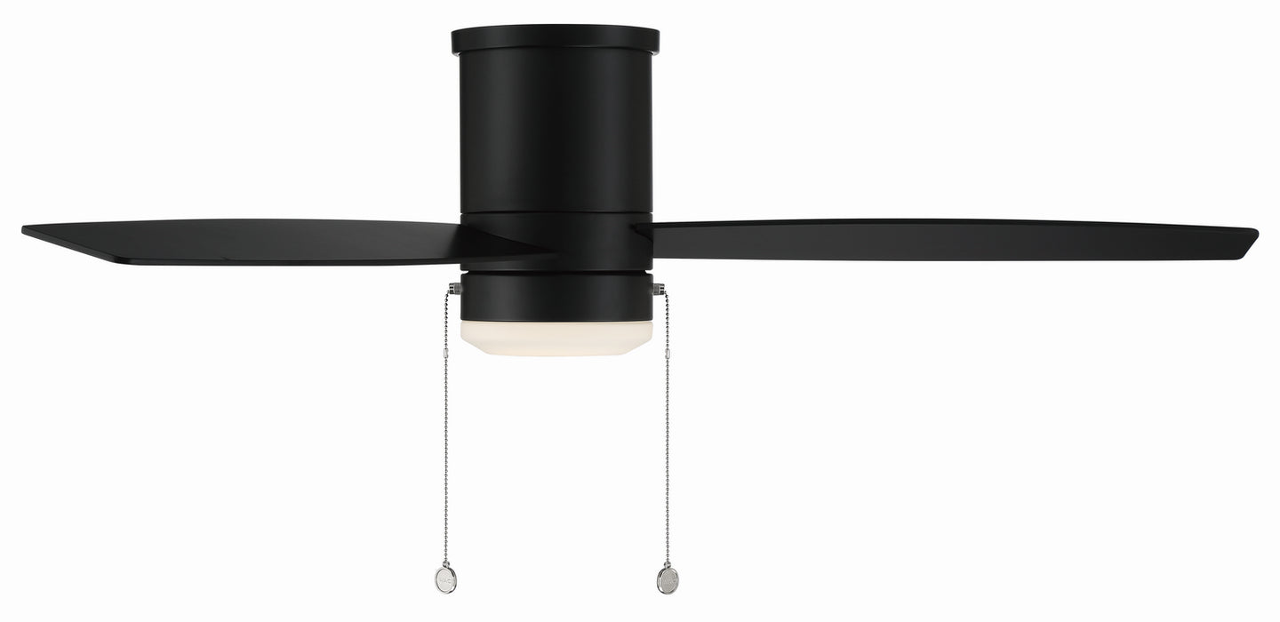 W.A.C. Lighting F-073L-MB Ceiling Fan, Matte Black