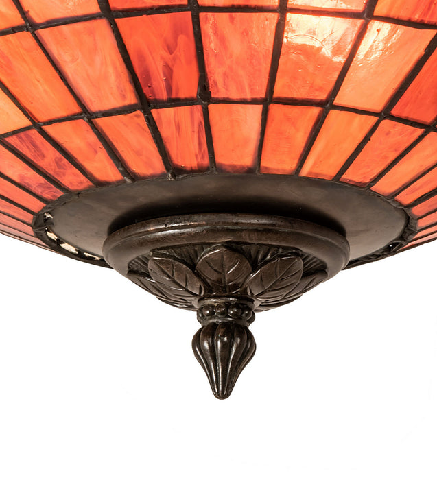 Meyda Tiffany 107796 Three Light Pendant, Antique