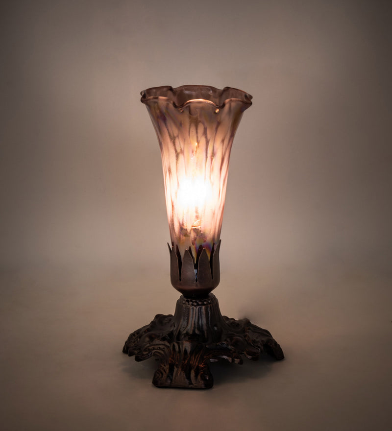 Meyda Tiffany 14358 One Light Accent Lamp, Mahogany Bronze