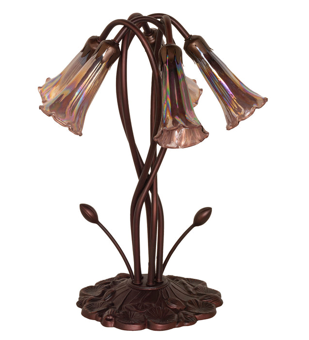 Meyda Tiffany 15902 Five Light Accent Lamp, Mahogany Bronze