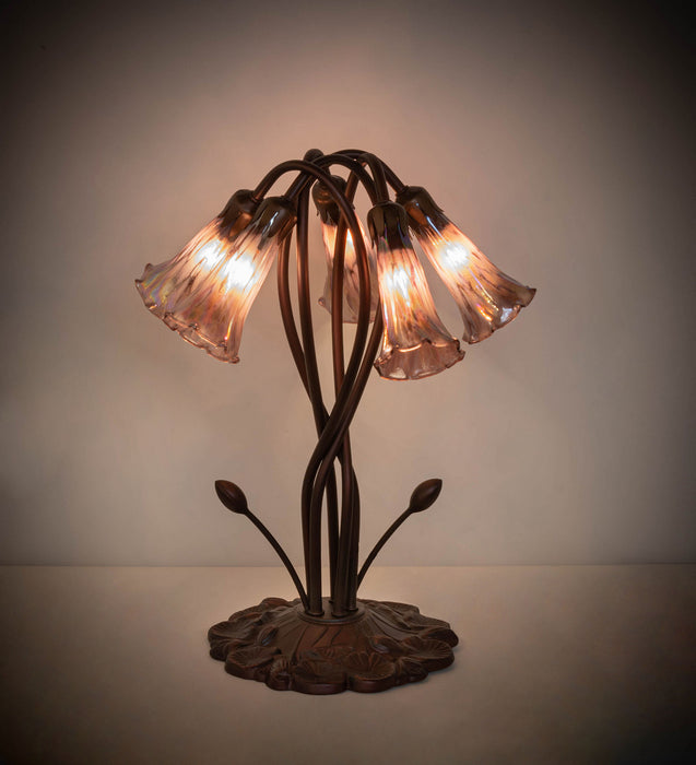 Meyda Tiffany 15902 Five Light Accent Lamp, Mahogany Bronze