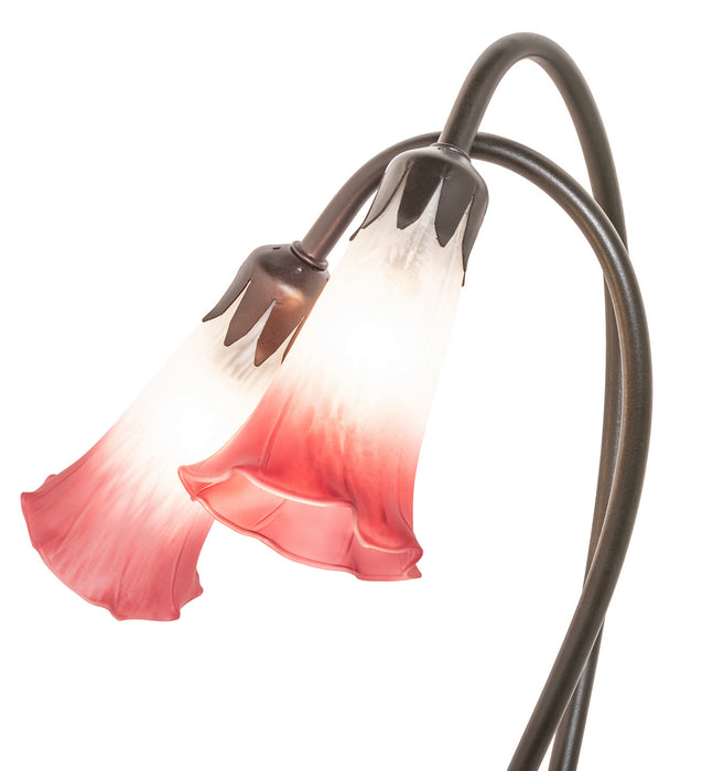 Meyda Tiffany 173759 Two Light Accent Lamp, Mahogany Bronze