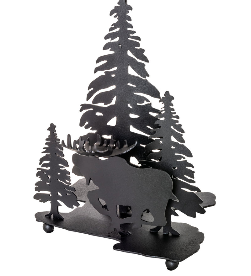 Meyda Tiffany 20501 Two Light Table Base, Textured Black