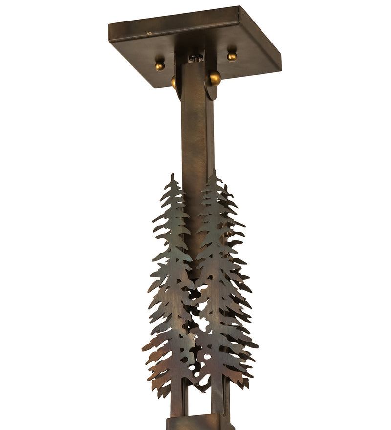 Meyda Tiffany 245252 One Light Pendant, Dark Burnished Antique Copper