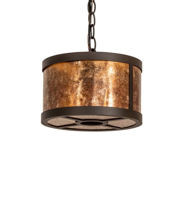 Meyda Tiffany 246131 Three Light Pendant, Oil Rubbed Bronze