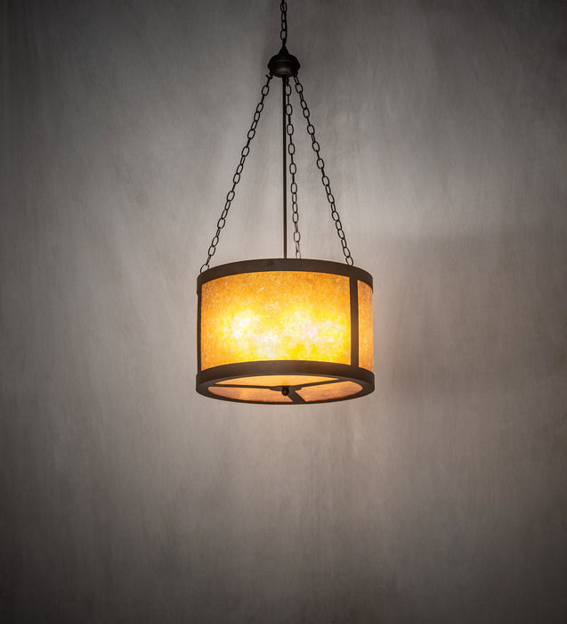 Meyda Tiffany 246132 Four Light Pendant, Oil Rubbed Bronze