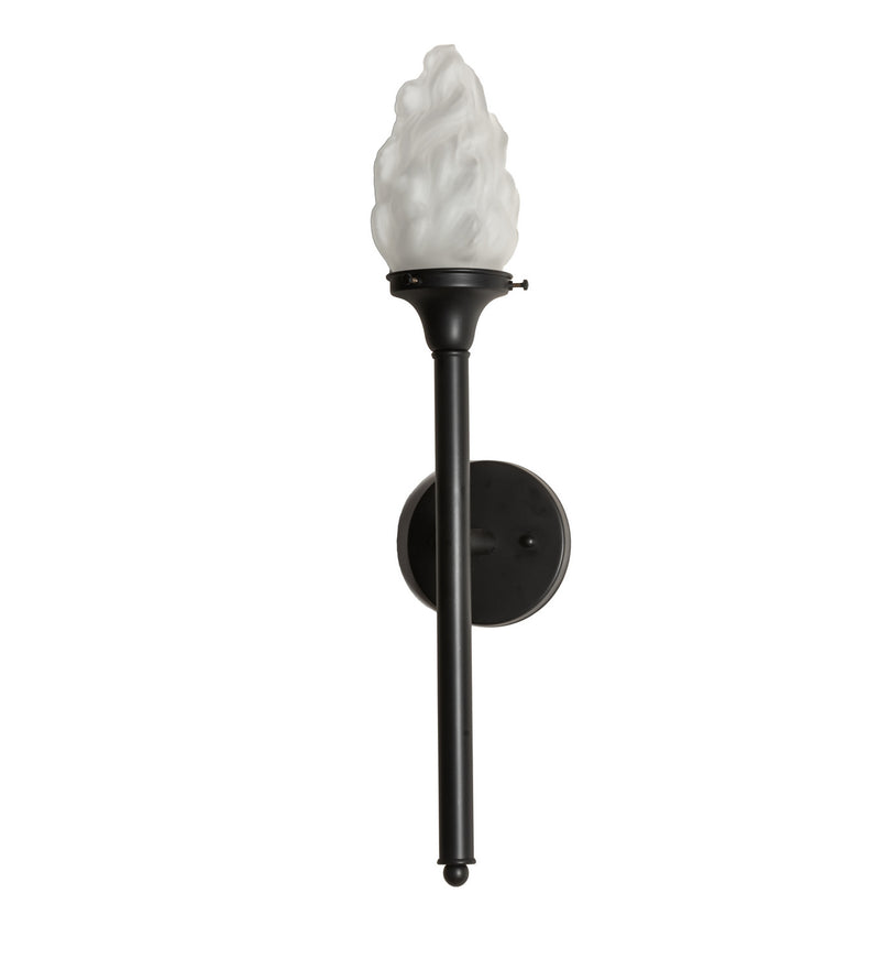 Meyda Tiffany 246580 One Light Wall Sconce, Solar Black