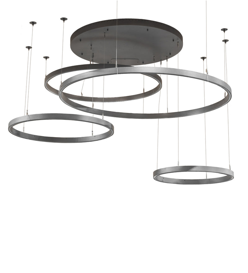 Meyda Tiffany 247245 LED Pendant, Pewter