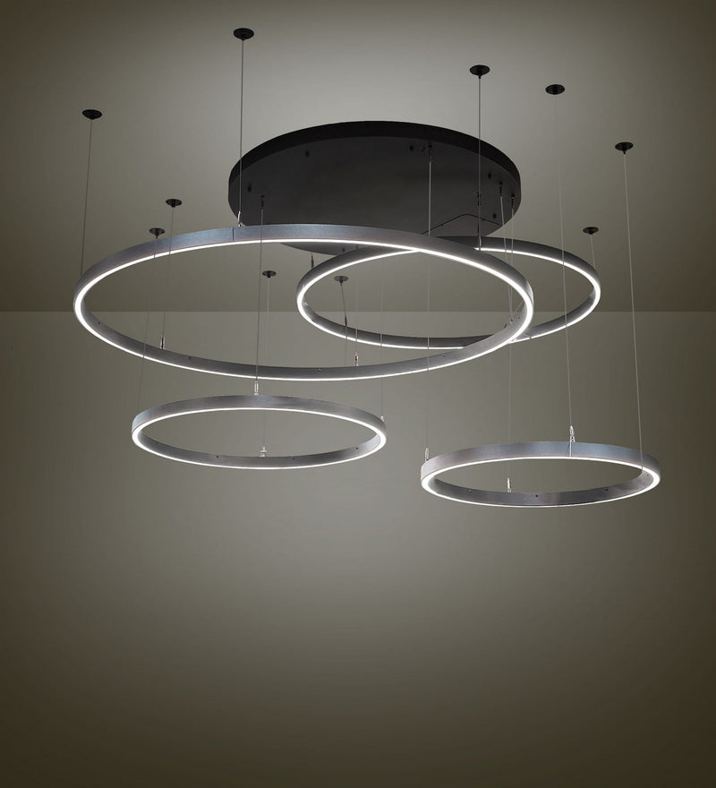 Meyda Tiffany 247245 LED Pendant, Pewter
