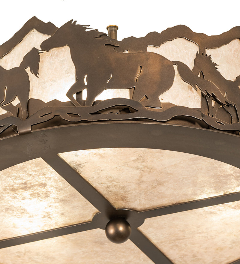 Meyda Tiffany 247427 LED Fan Light, Antique Copper