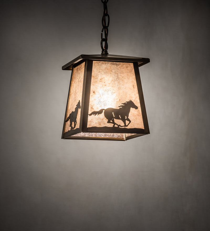 Meyda Tiffany 247428 One Light Pendant, Antique Copper